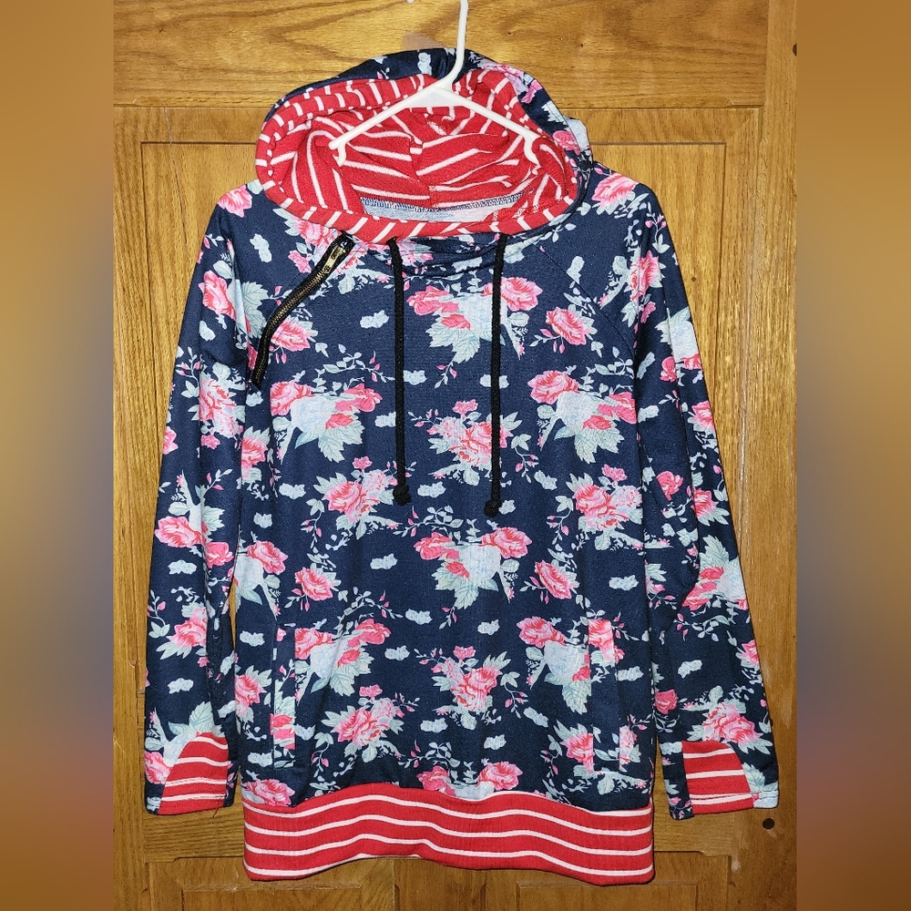 Floral hoodie